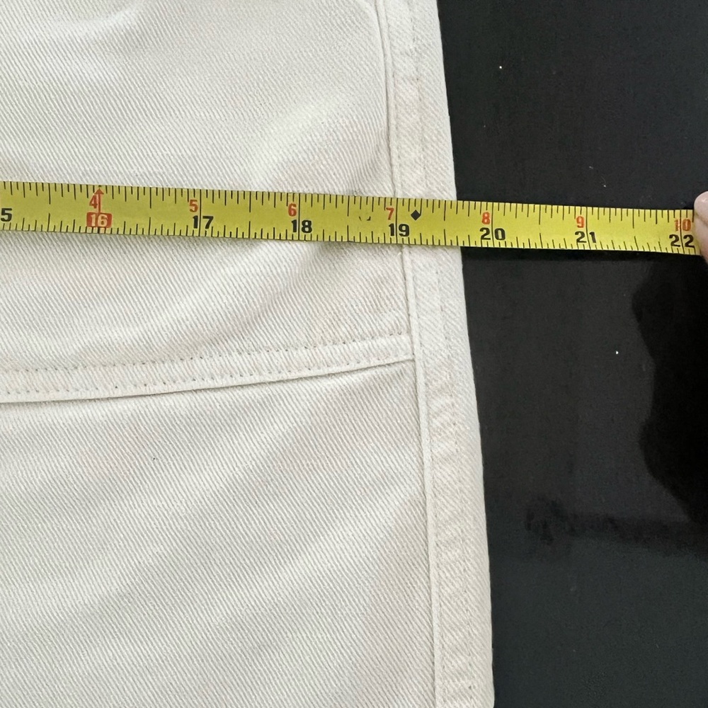 Lucky brand Utility mini skirt with belt 30” waist 16” length cotton belted - Picture 9 of 10